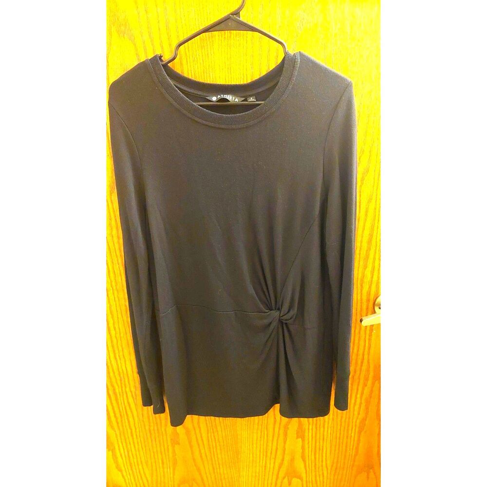 Athleta Nirvana Twist Front Clarity Sweatshirt Top Small